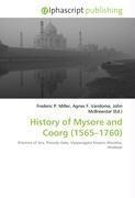History of Mysore and Coorg (1565-1760)