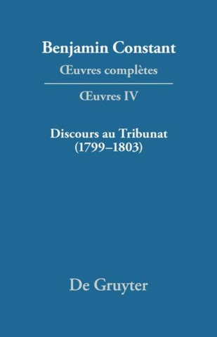 Discours au Tribunat. De la possibilité d'une constitution républicaine dans un grand pays (1799–1803)