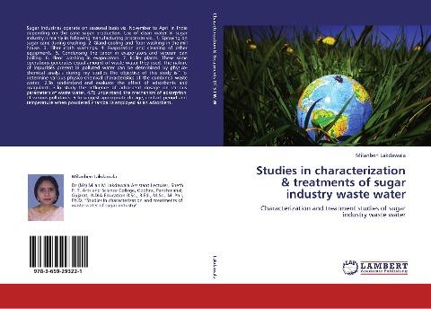 Studies in characterization & treatments of sugar industry waste water