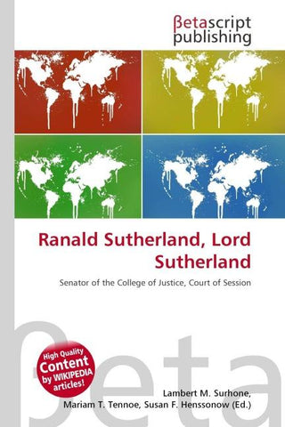Ranald Sutherland, Lord Sutherland