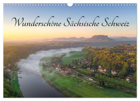Wunderschöne Sächsische Schweiz (Wandkalender 2026 DIN A3 quer), CALVENDO Monatskalender