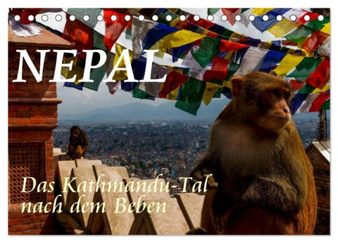 Nepal-Das Kathmandu-Tal nach dem Beben (Tischkalender 2026 DIN A5 quer), CALVENDO Monatskalender