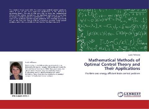 Mathematical Methods of Optimal Control Theory and Their Applications