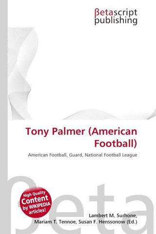 Tony Palmer (American Football)