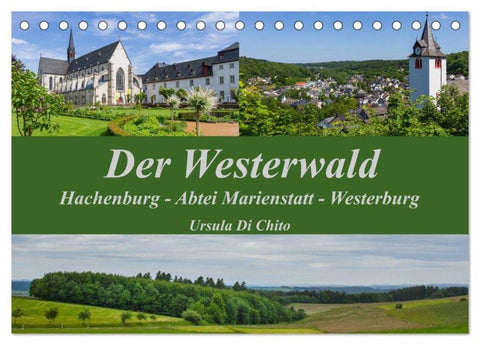 Der Westerwald (Tischkalender 2026 DIN A5 quer), CALVENDO Monatskalender