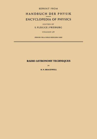 Radio Astronomy Techniques