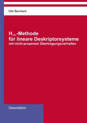 H-unendlich-Methode für lineare Deskriptorsysteme mit nicht-properem Übertragungsverhalten