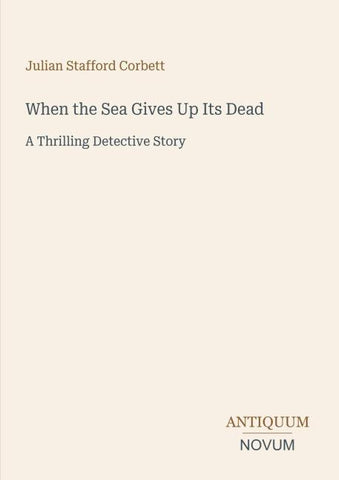 When the Sea Gives Up Its Dead