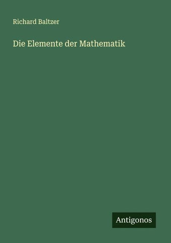 Die Elemente der Mathematik