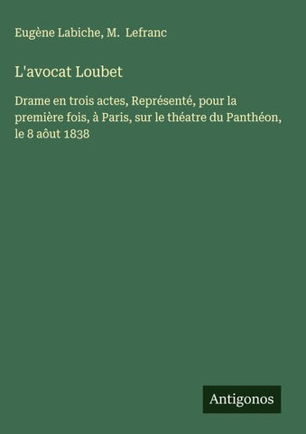 L'avocat Loubet