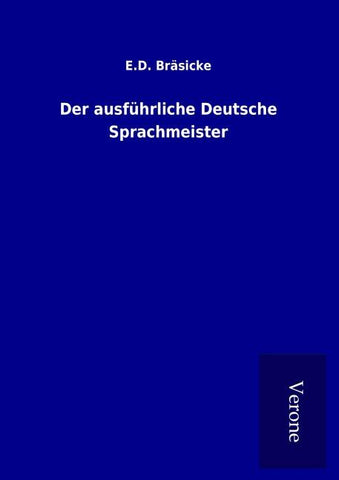 Der ausführliche Deutsche Sprachmeister