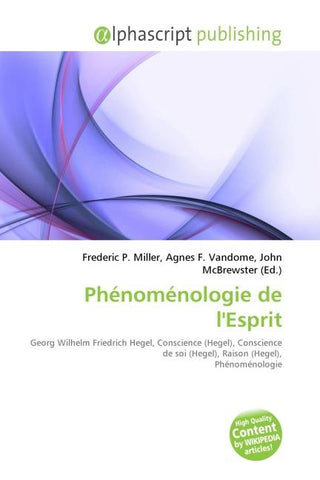 Phénoménologie de l'Esprit