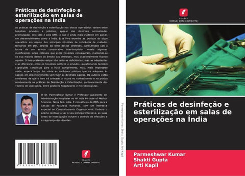 Práticas de desinfeção e esterilização em salas de operações na Índia