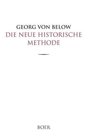 Die neue historische Methode
