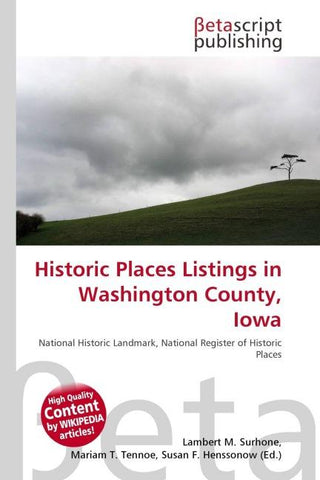 Historic Places Listings in Washington County, Iowa