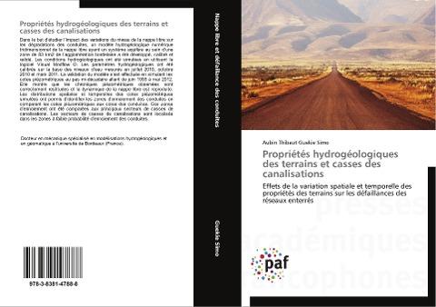 Propriétés hydrogéologiques des terrains et casses des canalisations