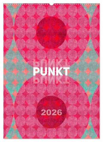 Punkt Punkt Punkt (Wandkalender 2026 DIN A2 hoch), CALVENDO Monatskalender