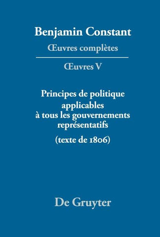Principes de politique applicables à tous les gouvernements représentatifs