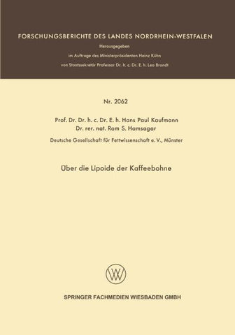 Über die Lipoide der Kaffeebohne