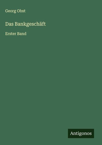 Das Bankgeschäft