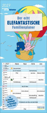 Der echt elefantastische Familienplaner 2027