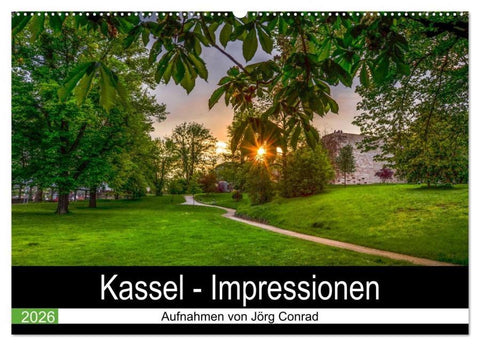 Kassel - Impressionen (Wandkalender 2026 DIN A2 quer), CALVENDO Monatskalender