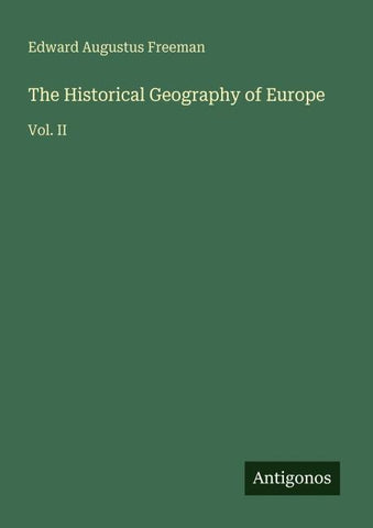 The Historical Geography of Europe