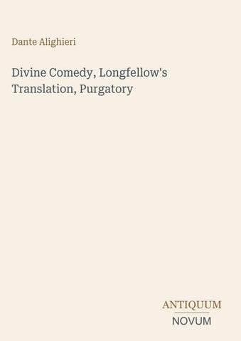 Divine Comedy, Longfellow's Translation, Purgatory