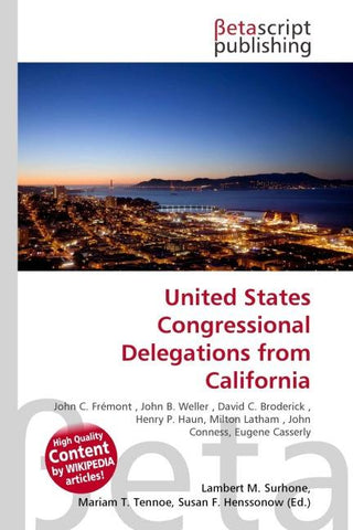 United States Congressional Delegations from California