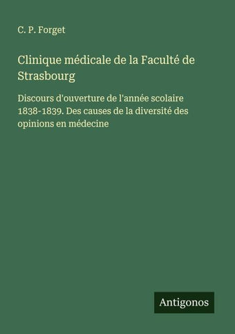 Clinique médicale de la Faculté de Strasbourg