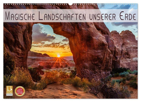 Magische Landschaften unserer Erde (Wandkalender 2026 DIN A2 quer), CALVENDO Monatskalender