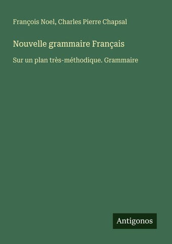 Nouvelle grammaire Français