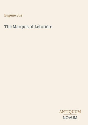 The Marquis of Létorière