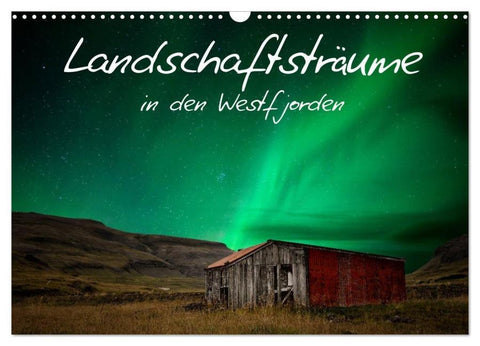 Landschaftsträume in den Westfjorden (Wandkalender 2026 DIN A3 quer), CALVENDO Monatskalender