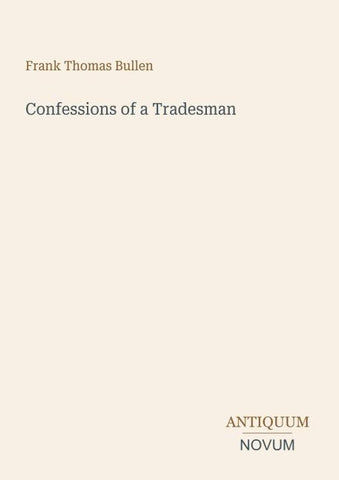 Confessions of a Tradesman