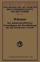 Die wissenschaftlichen Grundlagen der Preisbildung für die elektrische Arbeit