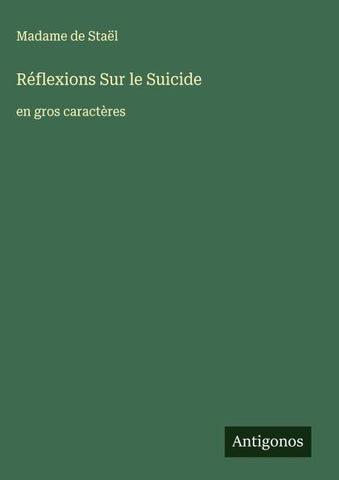Réflexions Sur le Suicide