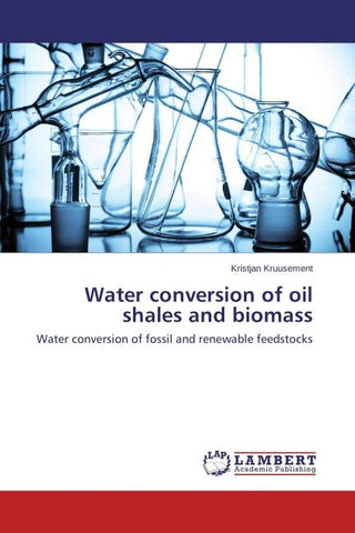Water conversion of oil shales and biomass