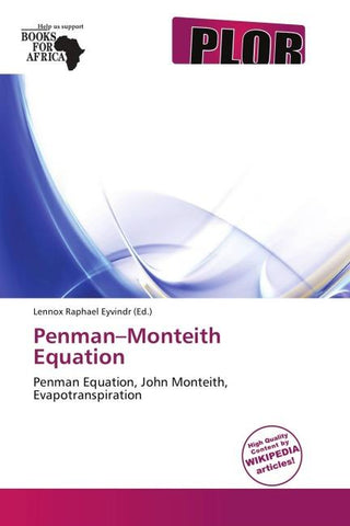 Penman-Monteith Equation