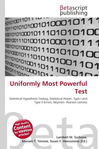 Uniformly Most Powerful Test