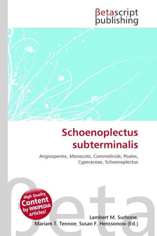 Schoenoplectus subterminalis