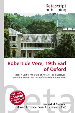 Robert de Vere, 19th Earl of Oxford