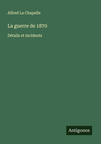 La guerre de 1870