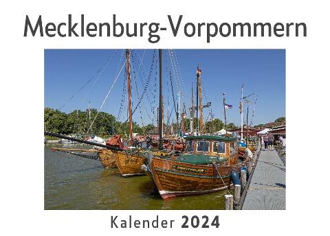 Mecklenburg-Vorpommern (Wandkalender 2024, Kalender DIN A4 quer, Monatskalender im Querformat mit Kalendarium, Das perfekte Geschenk)