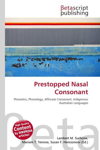 Prestopped Nasal Consonant