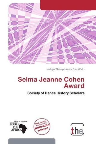 Selma Jeanne Cohen Award