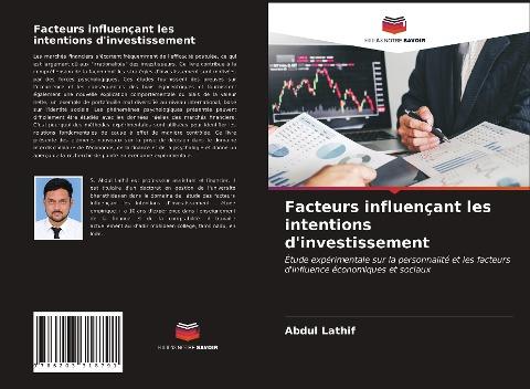 Facteurs influençant les intentions d'investissement