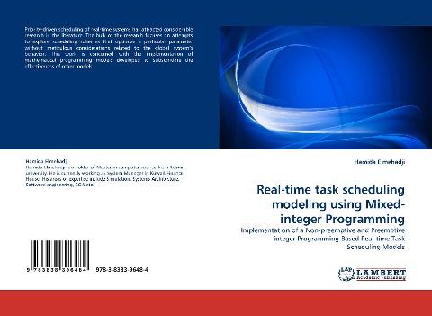 Real-time task scheduling modeling using Mixed-integer Programming