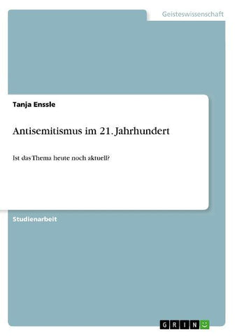 Antisemitismus im 21. Jahrhundert