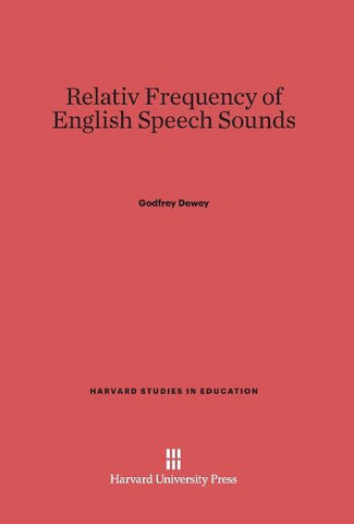 Relativ Frequency of English Speech Sounds